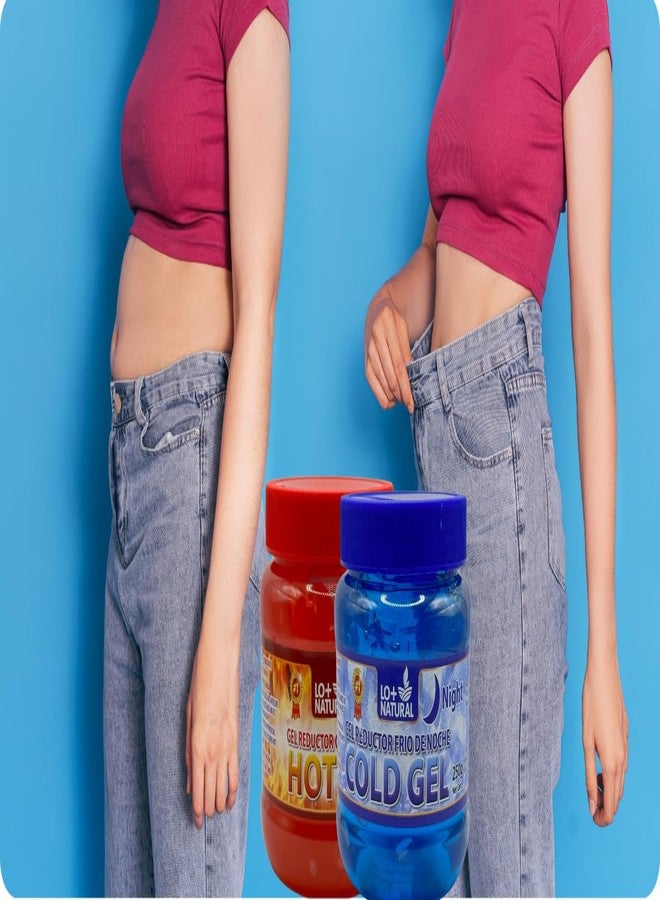 LO+NATURAL جل الزنجبيل LO+NATURAL (Gel de jengibre) 250 جرام من الجل البارد (GEL FRIO) ليلاً مع القرفة والأعشاب البحرية في Quitar REDUCIR la Panza. - Image 4